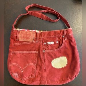 LEVI PATCHWORK RECYCLED PURSE VINTAGE